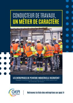 Page de garde Conducteur de travaux